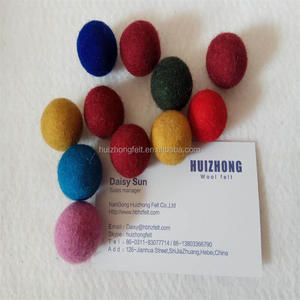 Handmade Đầy Màu Sắc 100% Len Cảm Thấy Bóng Để Trang Trí - Product Image 2