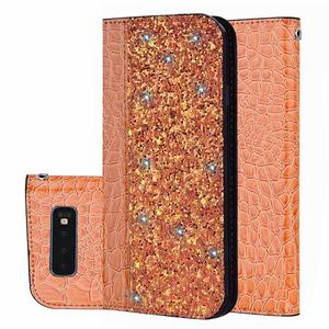 Nouvelle coque de téléphone portable en cuir PU ultra-fine avec paillettes brillantes et cristaux pour Motorola MOTO <span class=keywords><strong>C</strong></span> G5/G6/E4/E5 - Product Image 5