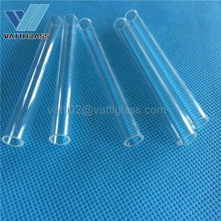 Огнестойкая полированная двухсторонняя труба из пирекс-стекла/труба из боросиликатного стекла/труба