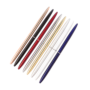 Rose Gold/Gold/<strong>Silver</strong> Ball <strong>Pen</strong> With Custom Logo Stationary Slim Metal Ball Point <strong>Pens</strong> Promotional - Product Image 2