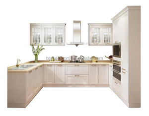 Disegno semplice di tipo aperto colore bianco armadio da <span class=keywords><strong>cucina</strong></span> di figura di U - Product Image 6