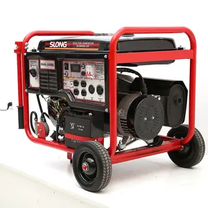 Set Generator Gas LPG Portabel 6kw Mulai Listrik Fase Tunggal AC