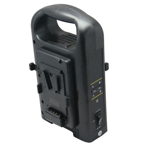 Caricabatterie Rolux RL-2KS Dual V-Mount V-Lock a 2 Canali con Funzione PD per Fotocamere e Illuminazione - Product Image 1