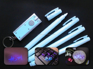 Uv permanente rotulador, Unique UV marcador, especial para secreto, ideal para <span class=keywords><strong>el</strong></span> regalo, pluma útil CH6001 - Product Image 1