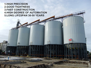 Small Farm corn steel silo tank good chip Wood sawdust Storage from Rice - Product Image 4