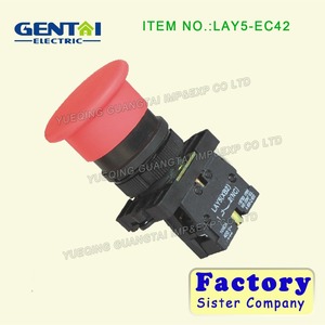 Botón de emergencia del interruptor eléctrico de cabeza de hongo rojo de alta calidad - Product Image 2