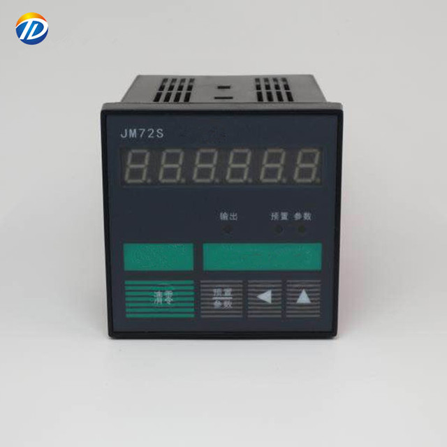 JM72S Length Meter Counter 6 Digital Electric Wire Length Textile Fabric Presettable Counter Meter