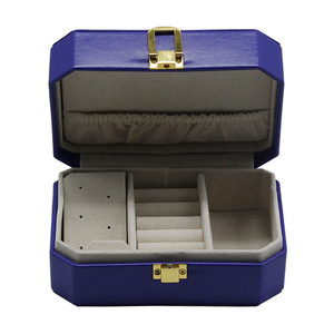 Nouveau Paru grande capacité grand violet caché boîte à <span class=keywords><strong>bijoux</strong></span> - Product Image 1