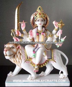 White Marble Umiya Maa Statue - Product Image 1