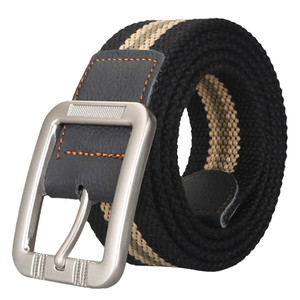 Style <span class=keywords><strong>militaire</strong></span> Hommes Mode Personnalisé Ceintures avec Boucle Ardillon En Métal - Product Image 1