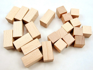 Khối Gỗ Chà Nhám Mịn Đồ Chơi Xếp Chồng Hình Chữ Nhật, Khối Xây Dựng Mầm Non - Product Image 4