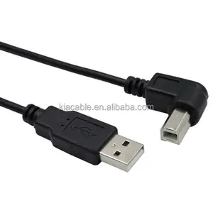 90 درجة زاوية الحق كابل طابعة USB