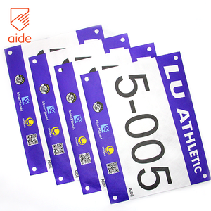Dayanıklı Runner yarış numarası önlükler su geçirmez <span class=keywords><strong>Tyvek</strong></span> kağıt koşu önlükler maraton ve olaylar ücretsiz pimleri - Product Image 3