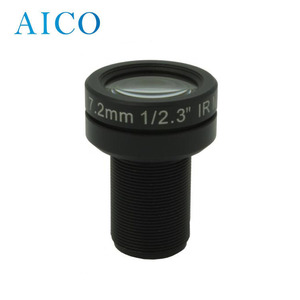 UHD F2.4 7.2 Mm 8mp M12x0.5mm S-mount 4K Thấp Không Bị Biến Dạng 7.2 Mm 1/2.3Inch M12 Ống Kính Camera Hành Động Thẳng Cctv 1/2.3 - Product Image 2