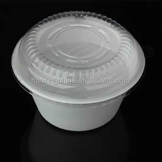 Runde Polystyrol Airline Container Lebensmittel Blister klare Clam shell Behälter Lebensmittel qualität Blister Verpackung