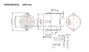 Dispositivo de Respiración Artificial Swttch Off En Recordar A Voz 19mm Piezo Sirena - Product Image 4