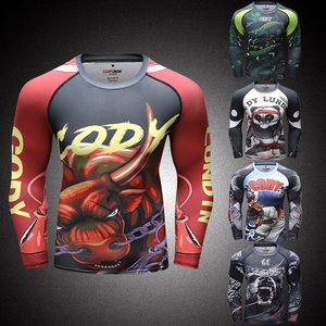 Camiseta <span class=keywords><strong>de</strong></span> <span class=keywords><strong>Manga</strong></span> Larga para Hombre, Personalizada con Estampado Completo, Diseño <span class=keywords><strong>de</strong></span> Tatuaje, Impresión Digital, Transpirable y <span class=keywords><strong>de</strong></span> Secado Rápido - Product Image 4