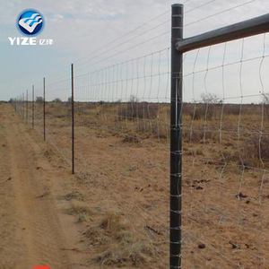 Gia súc wire mesh panel dê trang trại tường gia súc fence với <span class=keywords><strong>4x4</strong></span> hàng rào bài viết - Product Image 3