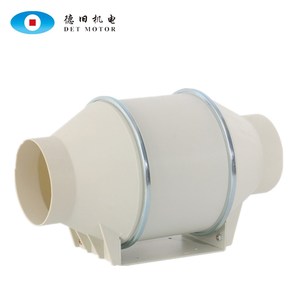 Hvac Hệ thống trục thông gió xả nhựa nhỏ 100mm AC im lặng 4 inch điện 220V trong dòng Duct <span class=keywords><strong>Fan</strong></span> - Product Image 5