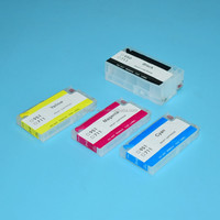 Cartuchos de Tinta Recargables Compatibles con HP Designjet T120 T520 711XL con Chips ARC, Suministros para Impresora
