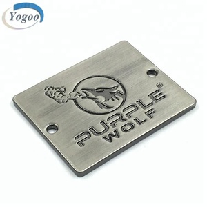 Plating Label <strong>Plates</strong> for Furniture High Quality Custom Engraved Brand Logo Metal Metal Tag Hard <strong>Enamel</strong> Rectangle Casting Letters - Product Image 3