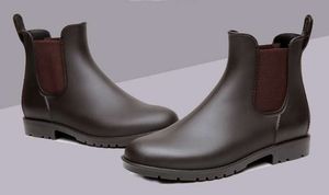 <span class=keywords><strong>Bottines</strong></span> <span class=keywords><strong>Chelsea</strong></span> en PVC pour hommes, chaussures de pluie, brillantes, nouvelle fabrication, vente en gros, - Product Image 5