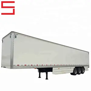 Giá Rẻ Giá 3 Trục 40 T 50ton 60ton Van Chở Hàng Hộp Trailer Bán