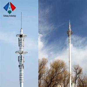 Ống đơn thiết bị đầu cuối 15 m thép monopoles antenna mast viễn thông monopole tháp nhà sản xuất - Product Image 3