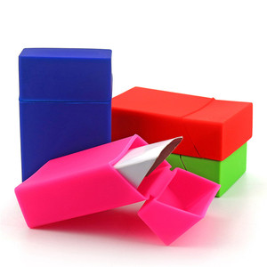 Nouvelle Étui à Cigarettes en <span class=keywords><strong>Silicone</strong></span> Élastique à la Mode Portable Homme/Femme Housse en <span class=keywords><strong>Silicone</strong></span> pour Boîte à Cigarettes Accessoires de Fumeur - Product Image 1