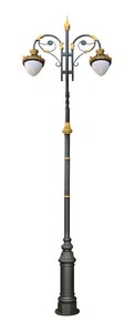 Argentina españa estilo poste de la lámpara / calle poste de luz fundido / hierro fundido <span class=keywords><strong>farola</strong></span> <span class=keywords><strong>decorativa</strong></span> polo - Product Image 1
