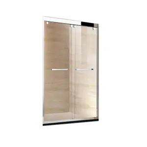 项目D51A用磨砂玻璃的廉价淋浴门