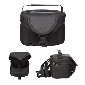 Camera Bag Padded Shoulder Bag Camera Case for SLR DSLR, Lenses, Cables, Accessories