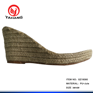 Sandalias <span class=keywords><strong>de</strong></span> Tacón Alto con Plataforma y Punta Clásica <span class=keywords><strong>para</strong></span> Mujer, Fabricadas a Mano con Material <span class=keywords><strong>de</strong></span> Yute <span class=keywords><strong>de</strong></span> Alta Calidad, en Oferta - Product Image 2