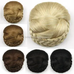 Synthetic hair padding for bun, hai rpieces for bun/hair accessories /hair bun piecs chignon hair