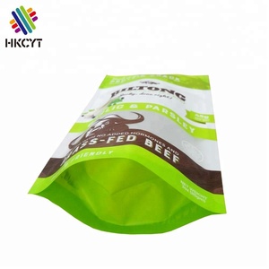 Impresión Digital impresión mate Mylar pie carne Biltong de envasado de aperitivos de la cremallera - Product Image 3