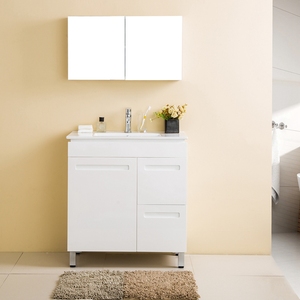 Mueble de <span class=keywords><strong>baño</strong></span> con certificación FSC, experiencia profesional, diseño personalizado, tocador de <span class=keywords><strong>baño</strong></span> impermeable de roble puro americano - Product Image 3