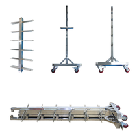 Chariot de rangement à roulettes en acier inoxydable de haute qualité pour bobines SMT ESD