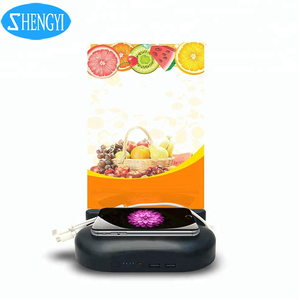 Qi cargador inalámbrico 20000 mAh menú Powerbank estaciones de carga para restaurantes - Product Image 2