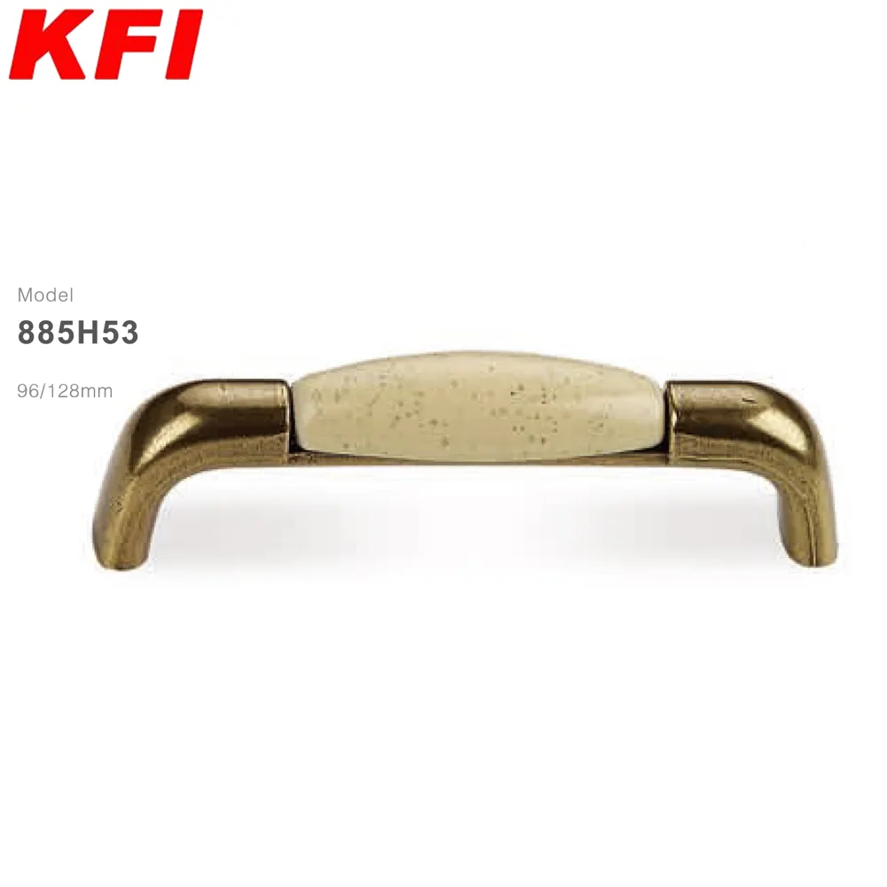 Kak — poignées pour porte et tiroirs en céramique blanche, accessoires de meubles de cuisine style chinois