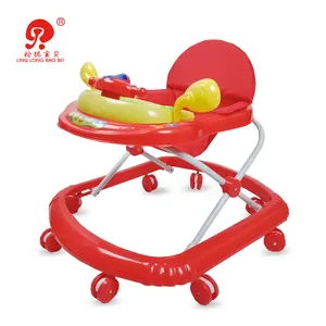 Popular children safety play walking toy modern silicon wheels baby walker with 8 wheels