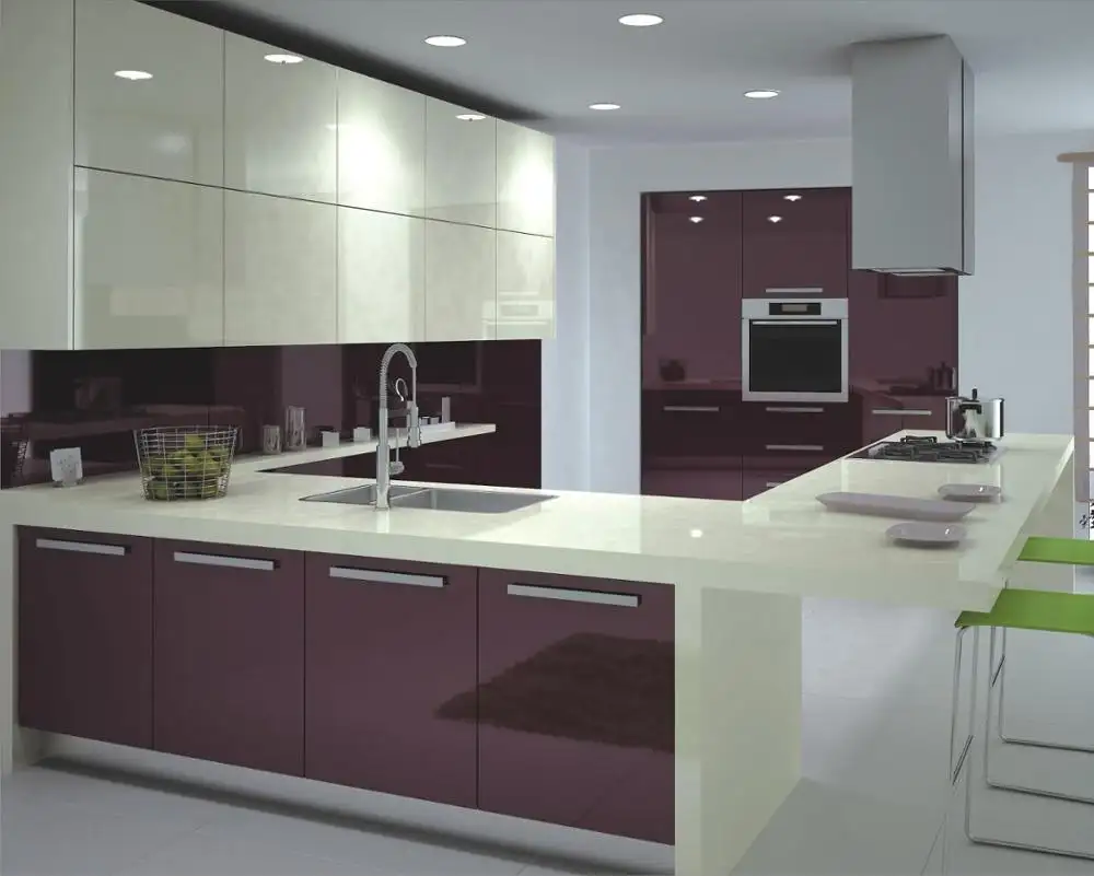 2021 Vermont New Modern Custom Design Professional Kitchen Cabinet Supplier With Cheap Price