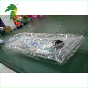 Clear Double Layer PVC Inflatable Mattress Walking Sleeping Bag Inflatable Air Sleeping Bags