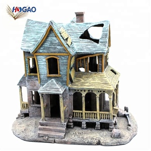 <span class=keywords><strong>2018</strong></span> wholesale custom size resin decoration miniature figure halloween celebration decoration props haunted House home for selling - Product Image 5