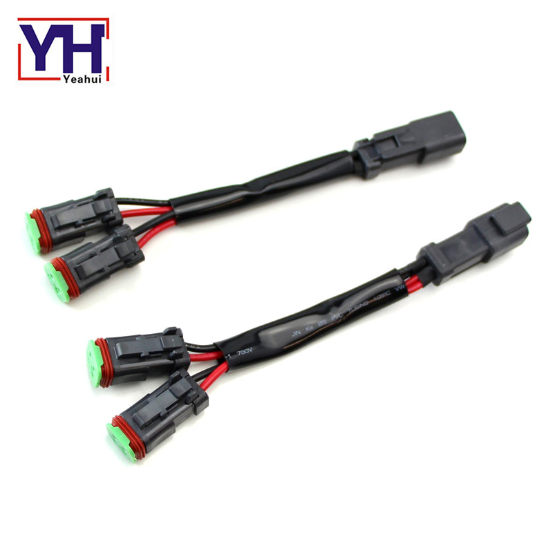 CUSTOM 2 3 4 6 8 12 pin Asamblea Deutsch impermeable conectores de cables distribuidores de China