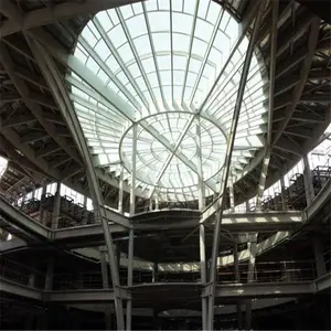 Prefabricados de gran envergadura en forma de techo de acero galvanizado estructura construcciones