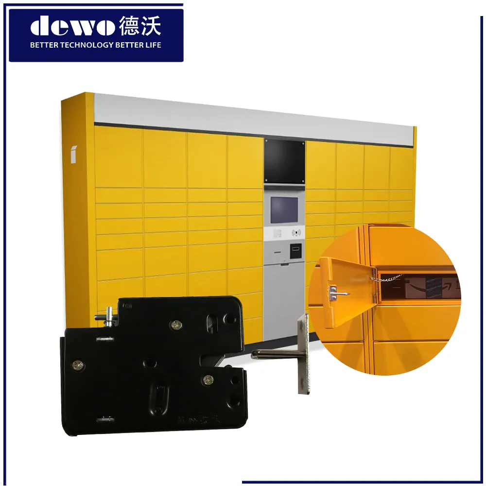 DEWO Versteckte 12v oder 24V elektromagnetische schloss logistik paket lieferung schrank locker lock