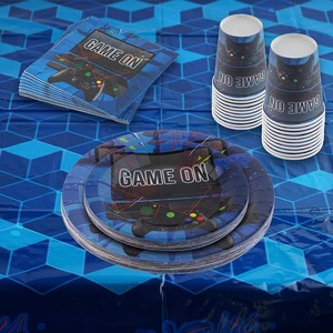 Juegos <span class=keywords><strong>de</strong></span> suministros para fiestas temáticas <span class=keywords><strong>de</strong></span> videojuegos Nicro, decoraciones personalizadas para fiesta <span class=keywords><strong>de</strong></span> <span class=keywords><strong>feliz</strong></span> <span class=keywords><strong>cumpleaños</strong></span>, Material <span class=keywords><strong>de</strong></span> papel - Product Image 4