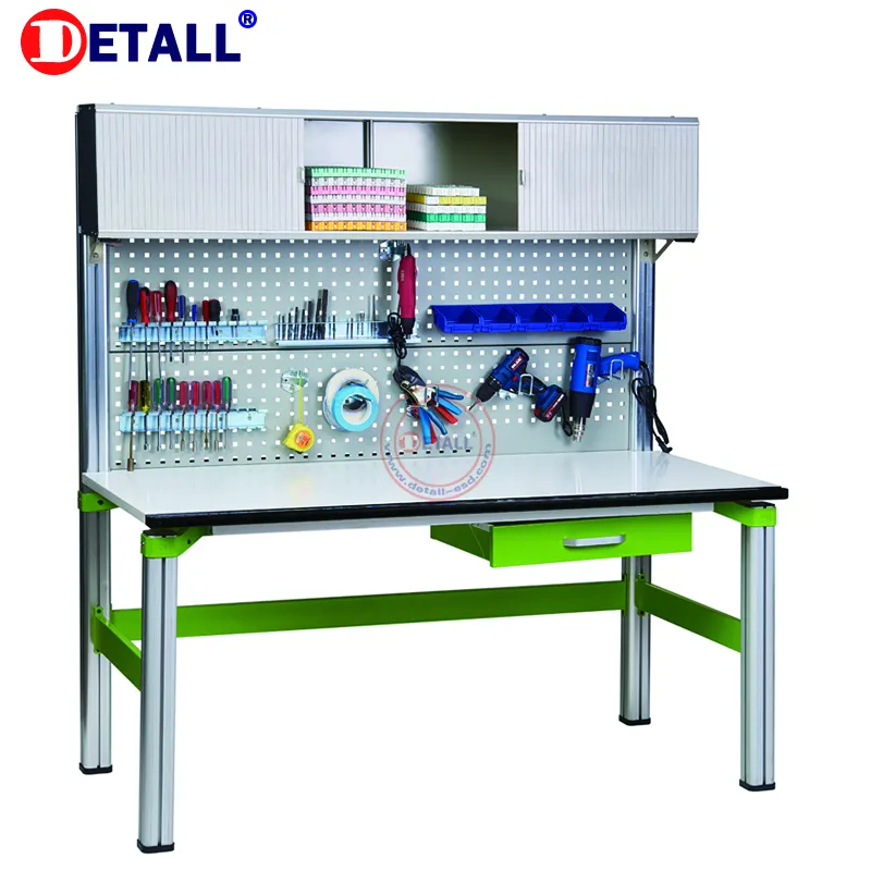 aluminium alloy commercial electrical work table with anti-static table top