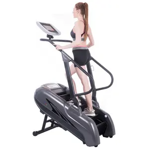 Stair Climber/Mestre Da Escada com LCD Touch Screen/Wifi/Vídeo/Música para Equipamentos de Ginástica Em Casa