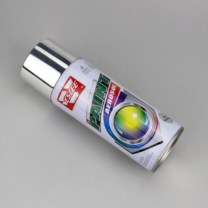 Pintura Acrílica Base VESLEE, Imprimación Acrílica Metálica con Purpurina, Pintura en Aerosol Cromada de Alto Brillo - Product Image 3